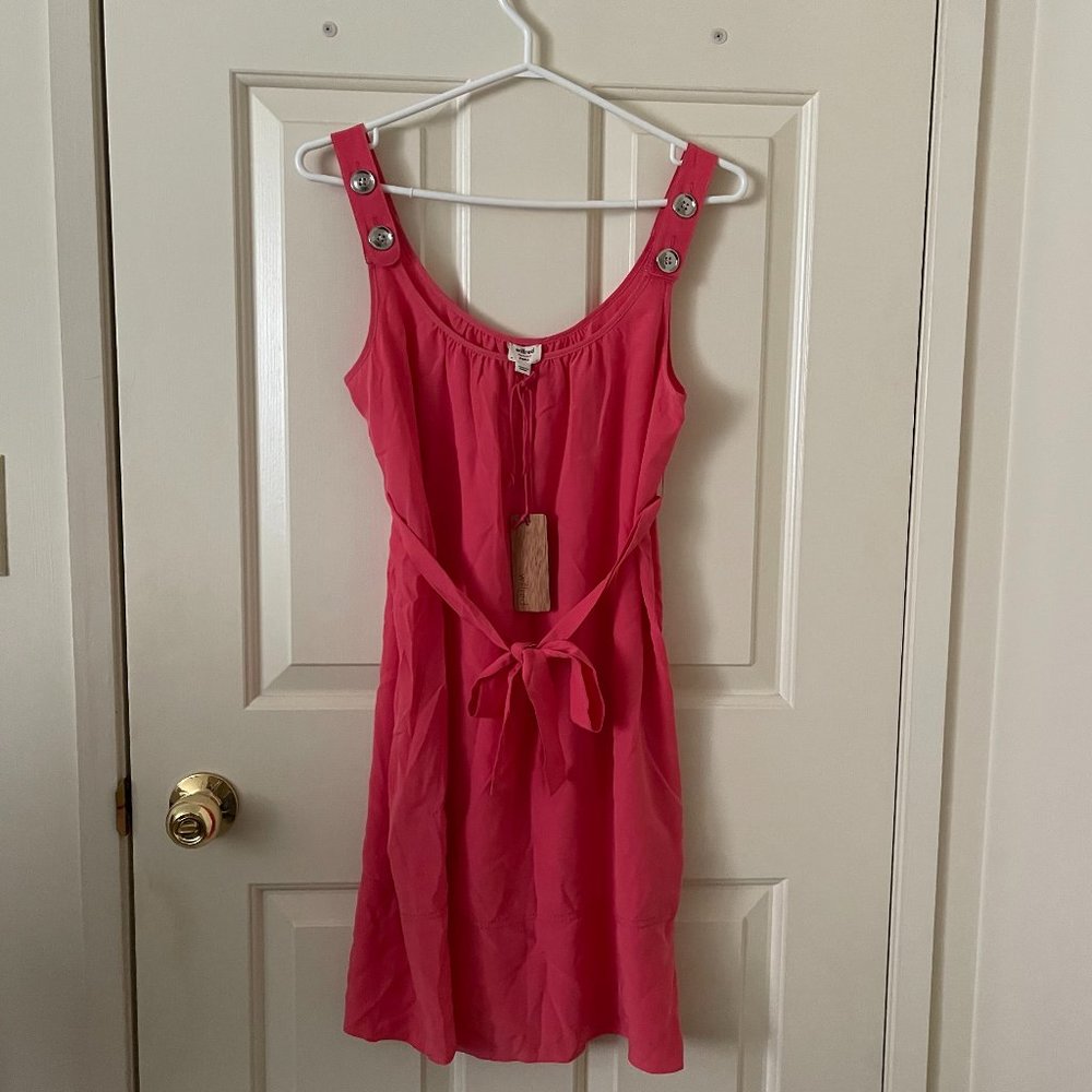 Brand New Wilfred Pink 100% Silk Dress Size Small